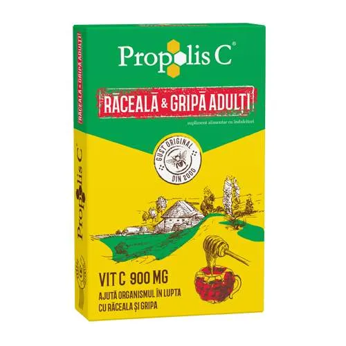 PROPOLIS C RACEALA SI GRIPA ADULTI 8PLICURI