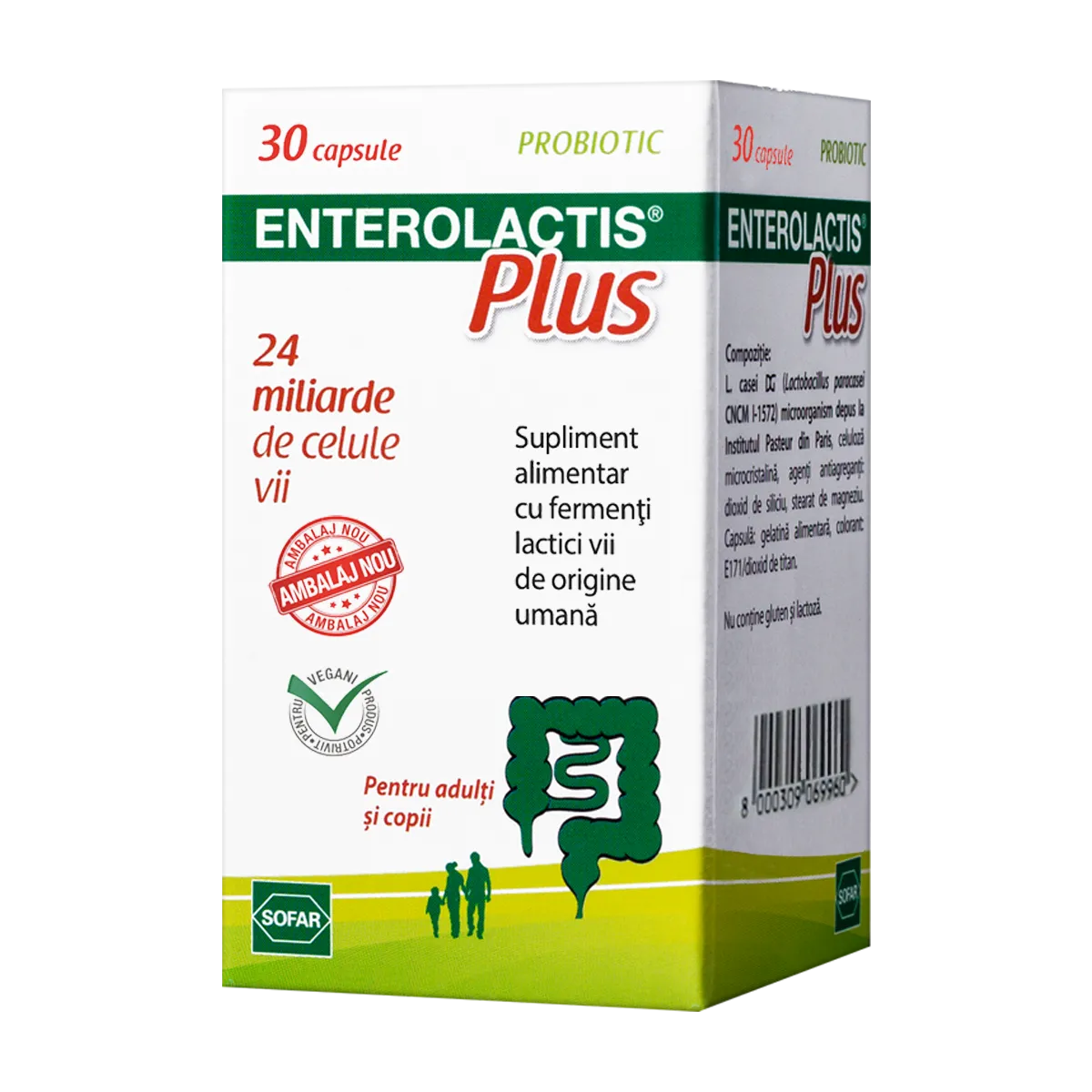 Enterolactis Plus 30 capsule