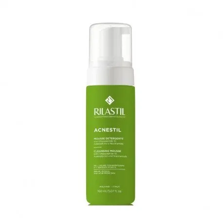 Rilastil Acnestil - Spuma Curatare Ten Cu Tendinta Acneica, 150 Ml