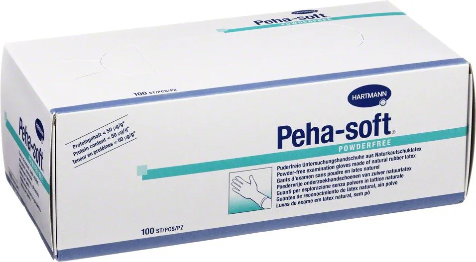 Hartmann Peha-Soft Manusi albe examinare latex nepudrate "XS"