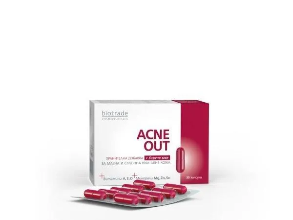 BIOTRADE ACNE OUT Suplim.alimentar x30cp