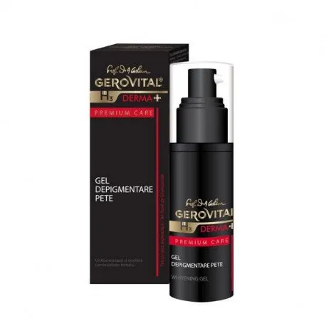 Gerovital H3 Derma+ Premium Care, Gel depigmentare pete, 30 ml