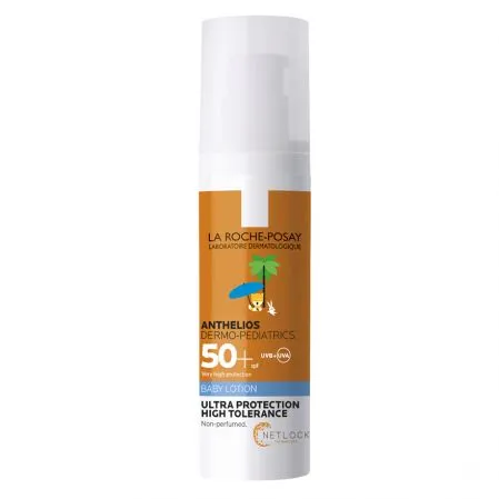 Lapte cu protectie solara SPF 50+ pentru copii Anthelios Dermo-Pediatrics, 50 ml, La Roche-Posay