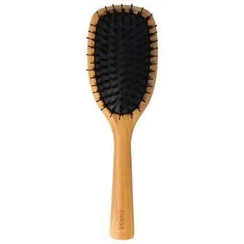 Perie de par mare ovala din lemn cu peri micsti, 1 bucata, Parsa Beauty