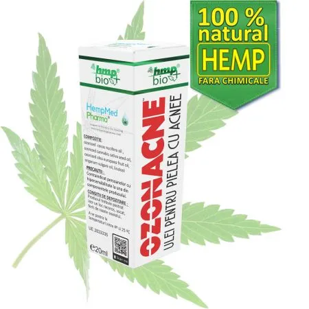 Ozonance ulei pentru piele cu acnee, 20 ml, HempMed Pharma