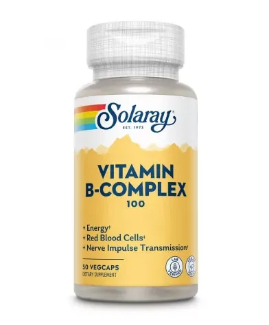 B-Complex 100 Solaray, 50 capsule, Secom