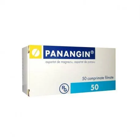 Panangin 175 mg + 166 mg, 50 comprimate filmate