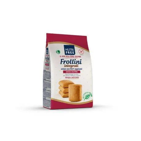 NutriFree Frollini Biscuiti integrali fara zahar, fara gluten x 250 grame