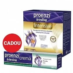 Pachet Proenzi Artrostop Intensive, 120 tablete + Proenzi ArtroStop crema, 100 ml, Walmark
