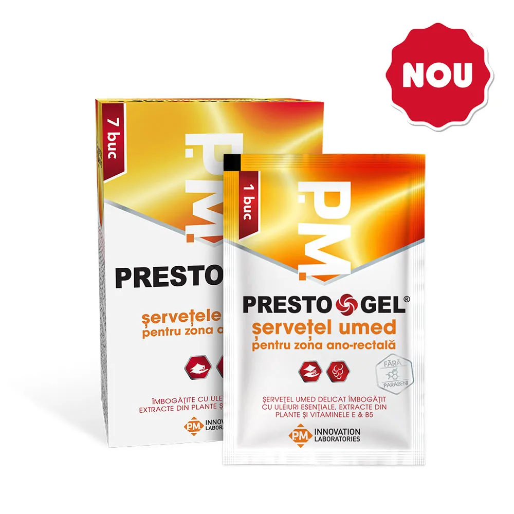 PRESTOGEL SERVETELE UMEDE X 7 BUCATI