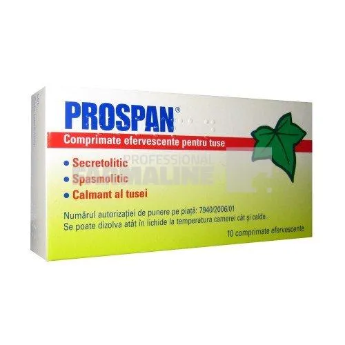 Prospan 10 comprimate efervescente