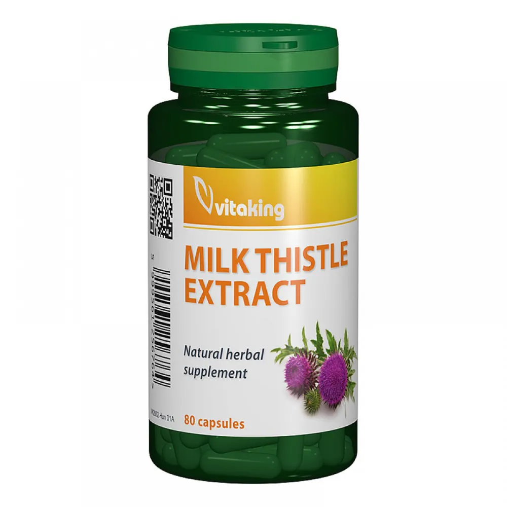 Extract de Armurariu (Silimarina) 500 mg (80 capsule), Vitaking