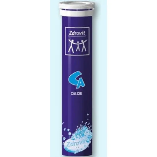 Calciu ,20 comprimate efervescente,Zdrovit