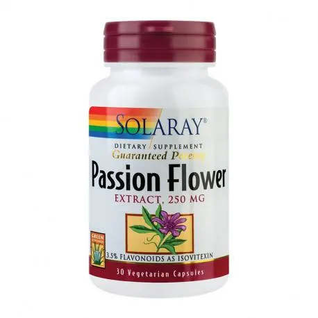 Secom Passion Flower (Floarea-pasiunii), 30 capsule vegetale