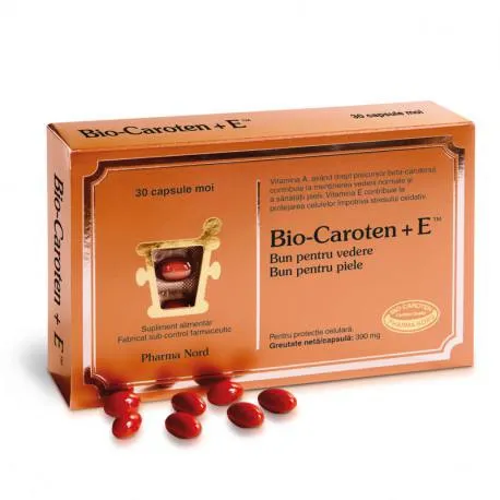 Bio Caroten vitamina E, Pharma Nord, 30 capsule moi