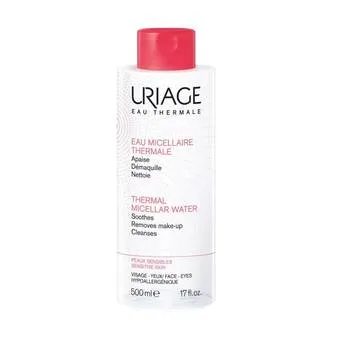 Apa micelara termala pentru ten sensibil cu roseata, 500ml, Uriage
