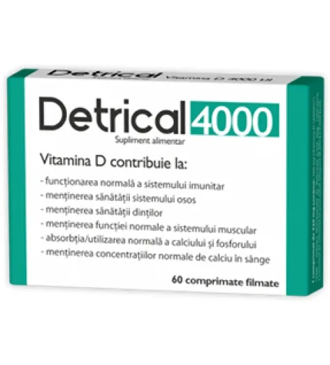 Zdrovit Detrical D3 4000IU x 60cp.film