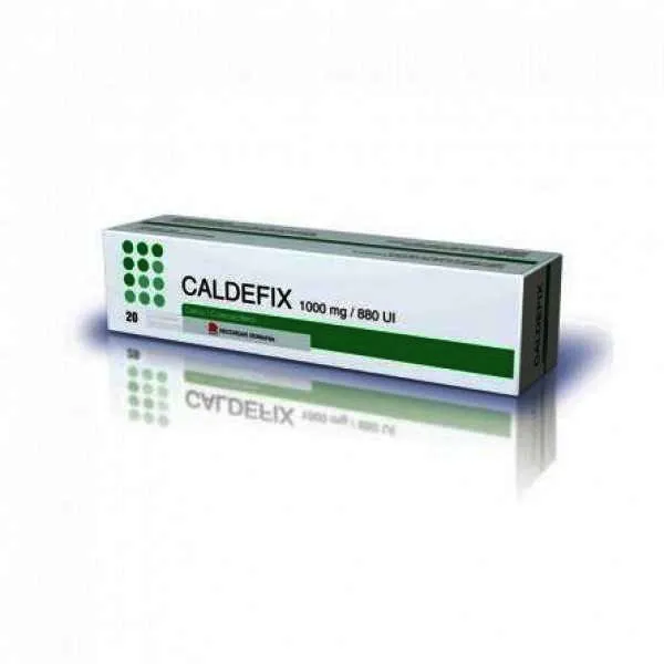 CALDEFIX 1000mg/880UI x 20 COMPR. EFF. 1000mg/880UI RECORDATI ROMANIA S