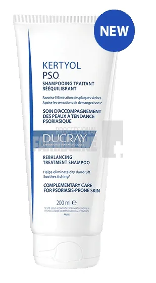 Ducray Kertyol PSO Sampon tratament reechilibrant 200 ml