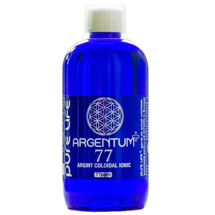 Pure Life Argentum+ 77ppm Argint Coloidal x 480ml