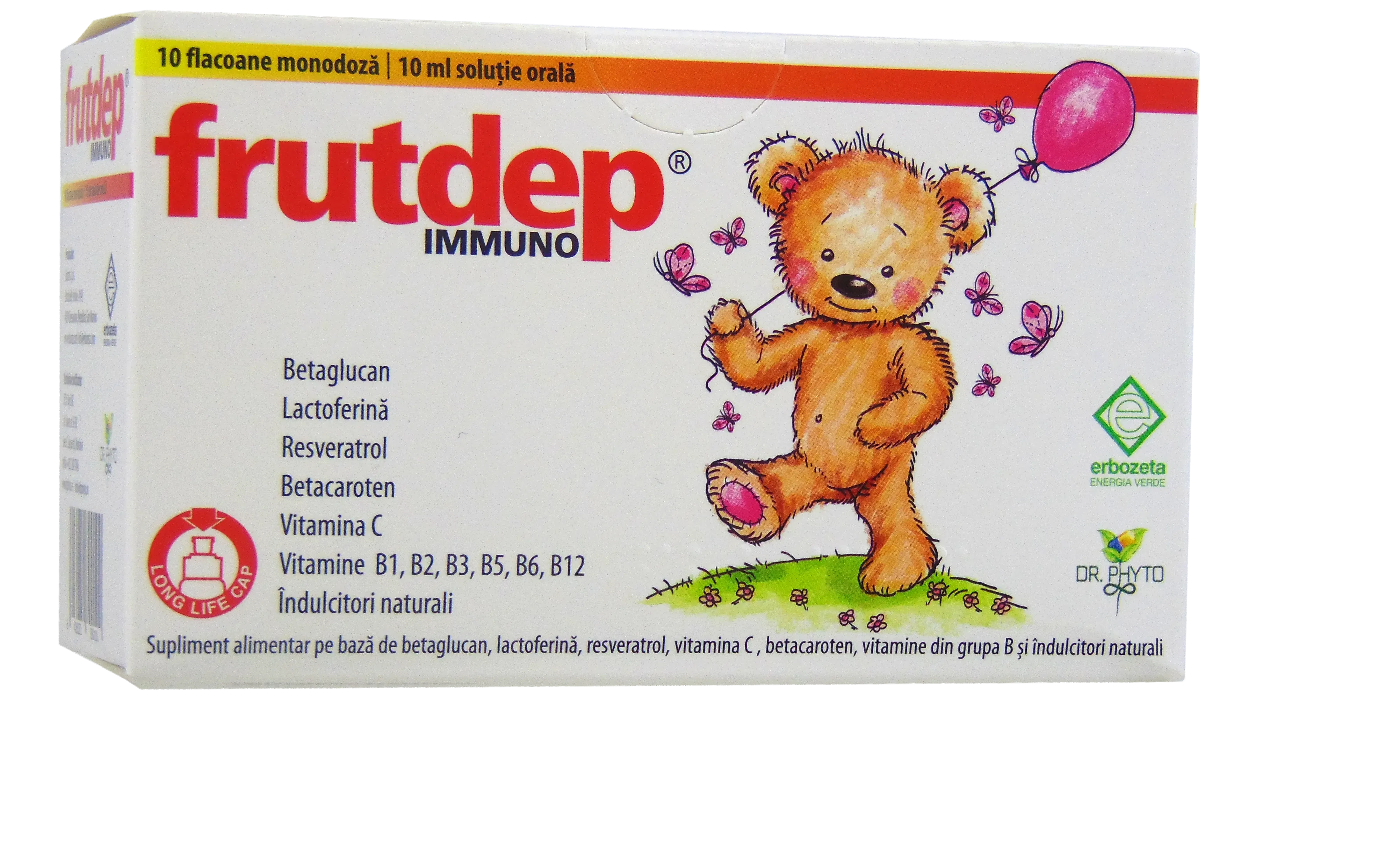 Dr. Phyto Frutdep (crestere imunitate copii) x 10 flacoane