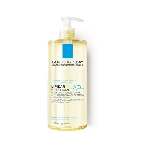 LA ROCHE-POSAY Lipikar Ulei de spălare relipidant AP+, pentru pielea uscată cu tendință atopică, 750ml