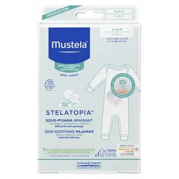 Pijama calmanta pentru bebelusi cu pielea atopica 12-24 luni, 1 bucata, Mustela