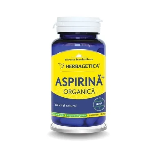Aspirina organica x 60cps (Herbagetica)