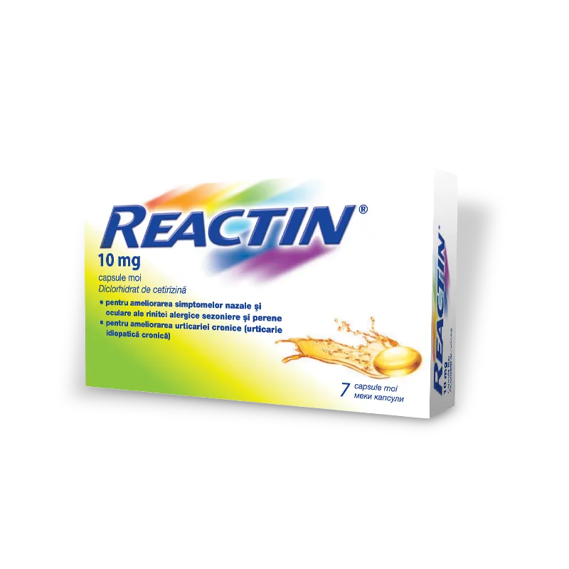 Reactin 10mg, 7 capsule, McNeil