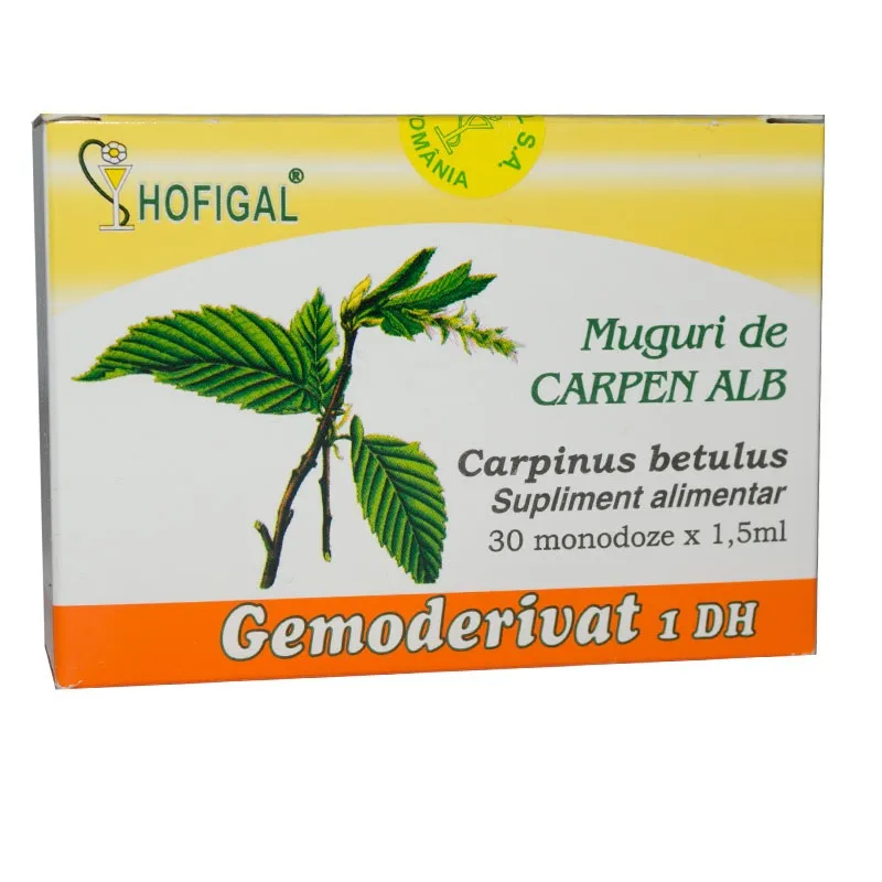 Gemoderivat 1 Dh Mladite de carpen alb 30 monodoze
