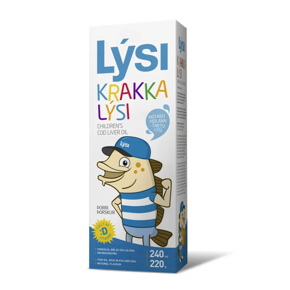 Lysi Ulei pentru copii din ficat de cod x 240ml