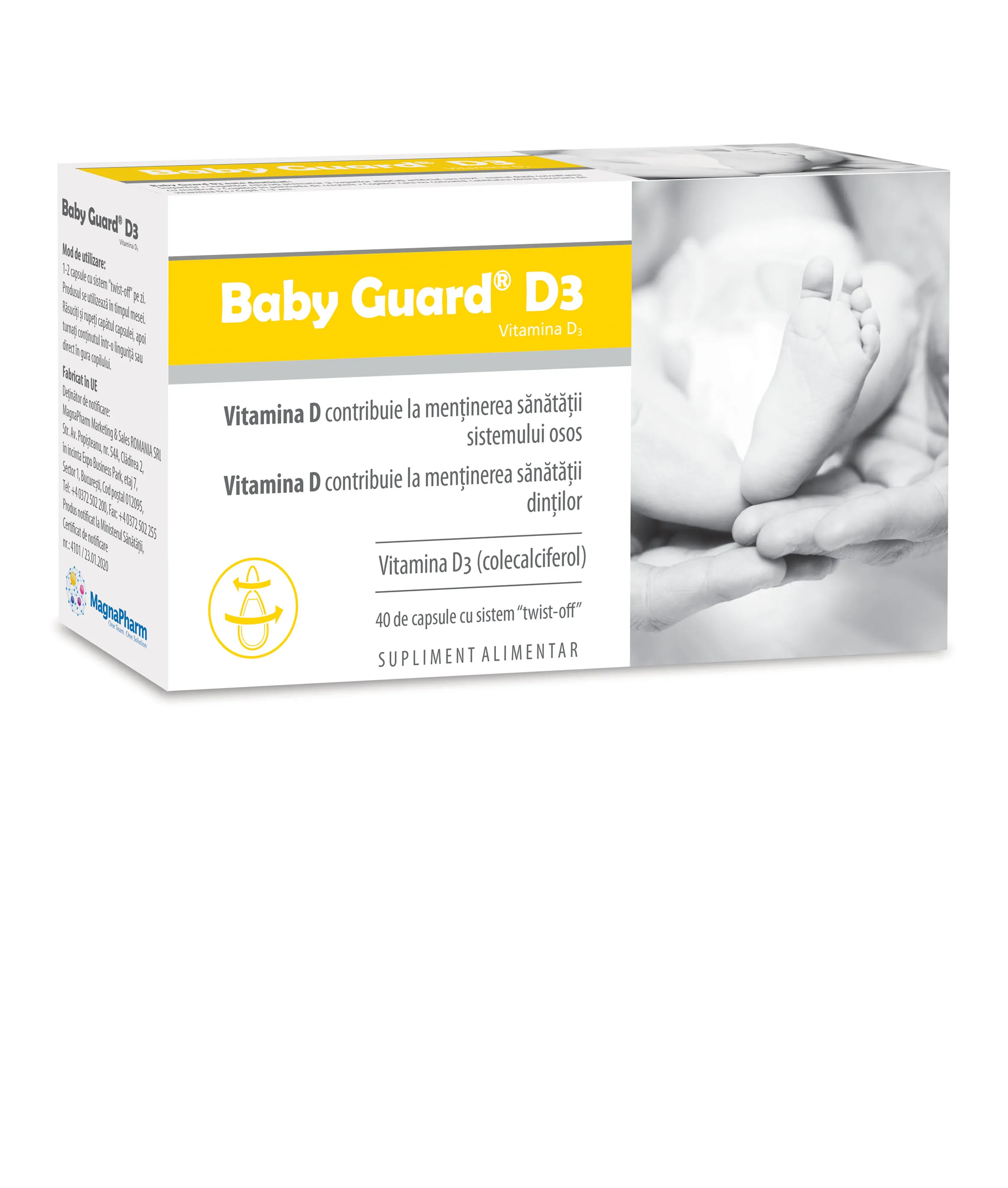 BABY GUARD D3 40 CAPSULE EVITAL