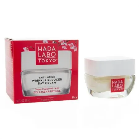 Crema de zi anti-aging fara parfum cu acid super hialuronic, 50 ml, Hada Labo Tokyo