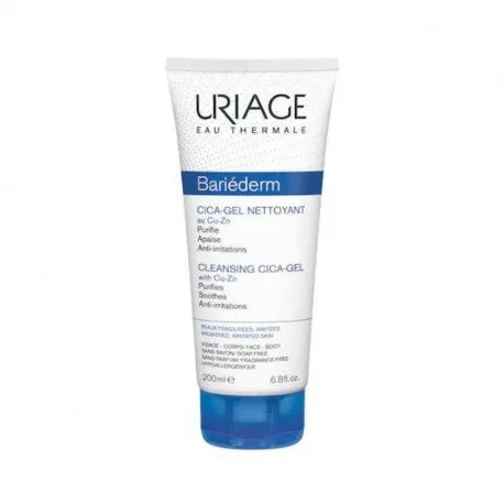 URIAGE Bariederm Cica Gel de curatare, 200ml