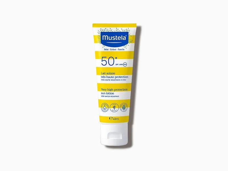 MUSTELA LOTIUNE PROTECTIE SOLARA FOARTE RIDICATA PENTRU FATA SPF 50 X 40ML