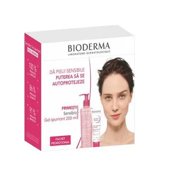 Pachet Sensibio Crema Defensive 40ml + Gel spumant 200ml Gratuit, Bioderma