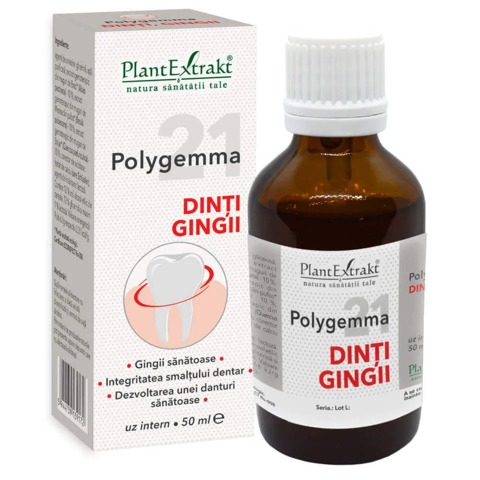 POLYGEMMA 21 DINTI SI GINGII 50ML PLANTEXTRAKT