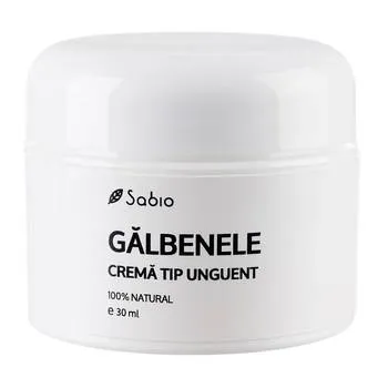 Crema tip unguent de galbenele, 30ml, Sabio