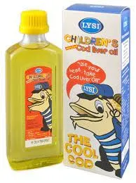 LYSI ULEI FICAT COD COPII X240ML+LYSI ULEI FICAT COD CU AROMA DE LAMAIE SI MENTA X240ML GRATUIT