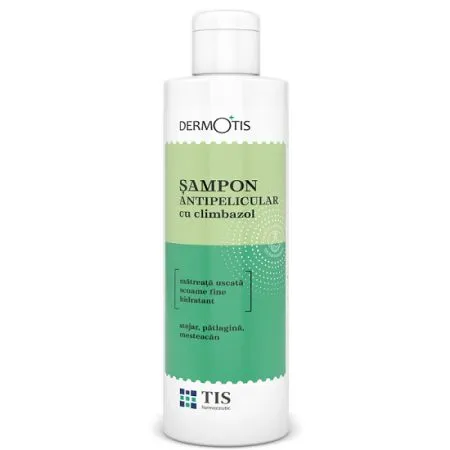 Sampon antipelicular cu climbazol Dermotis, 120 ml, Tis Farmaceutic