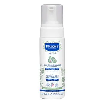 Sampon spuma pentru nou-nascuti, 150ml, Mustela