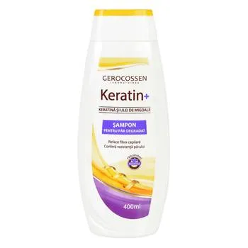 Sampon pentru par degradat Keratin+, 400ml, Gerocossen