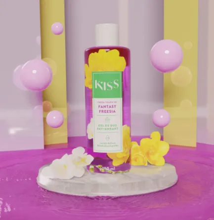 Gel dus 250 ml, KISS Fantasy Freesia, Fiterman