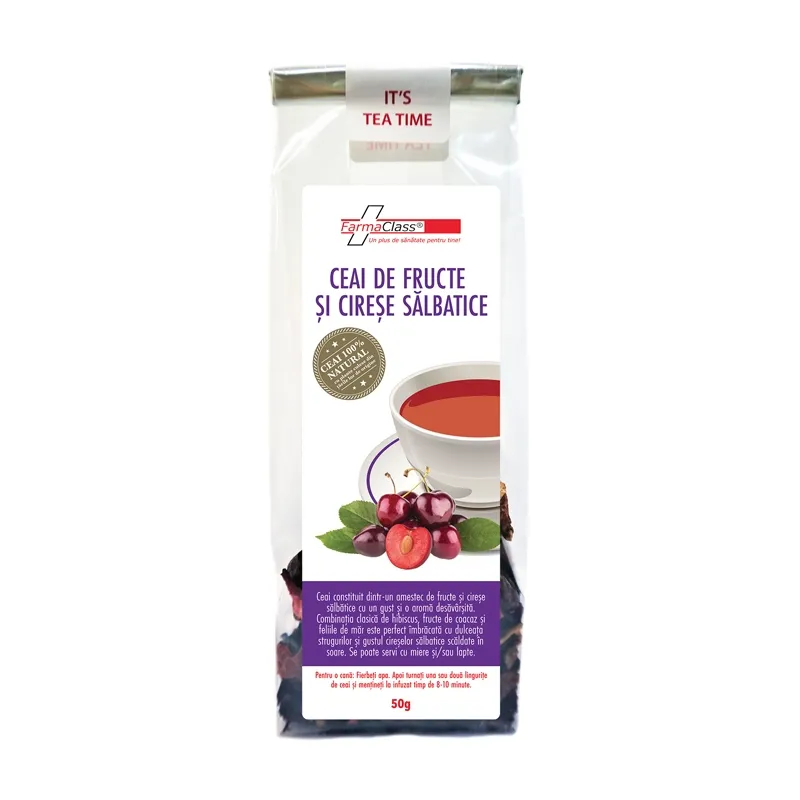 FarmaClass Ceai Fructe si Cirese Salbatice 50g