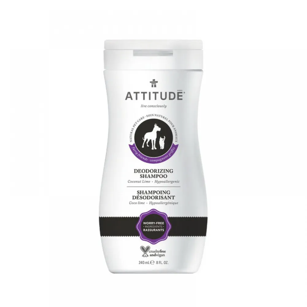 Sampon natural pentru animalul tau de casa, dezodorizant (240 ml), Attitude