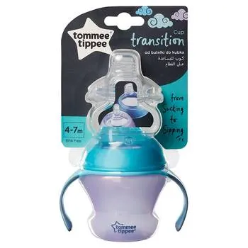 Cana de tranzitie mov 4-7 luni, 150ml, Tommee Tippee