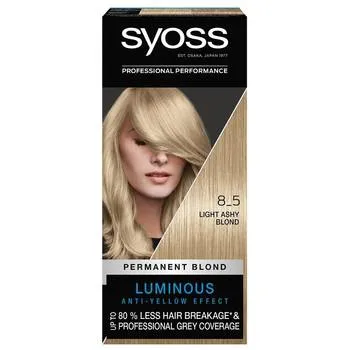 Vopsea de par permanenta Color Baseline 8-5 Blond Deschis Cenusiu, 115ml, Syoss