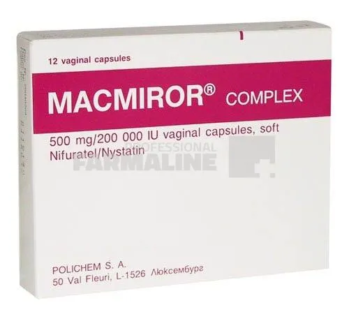 MACMIROR COMPLEX x 12 CAPS. MOI VAG. 500mg/200000UI POLICHEM SA - CSC - ANGELINI