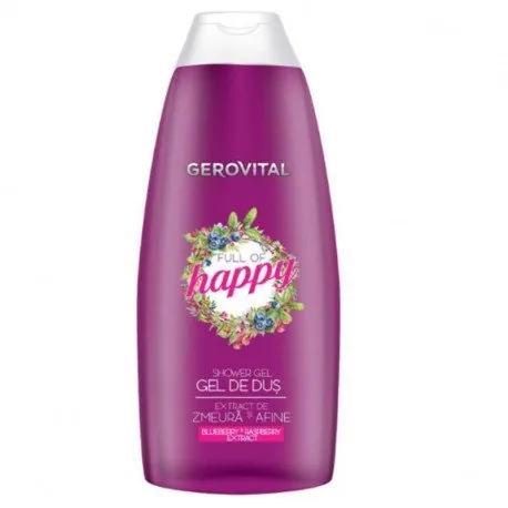 Gerovital, Gel de Dus Full Of Happy, 250 ml