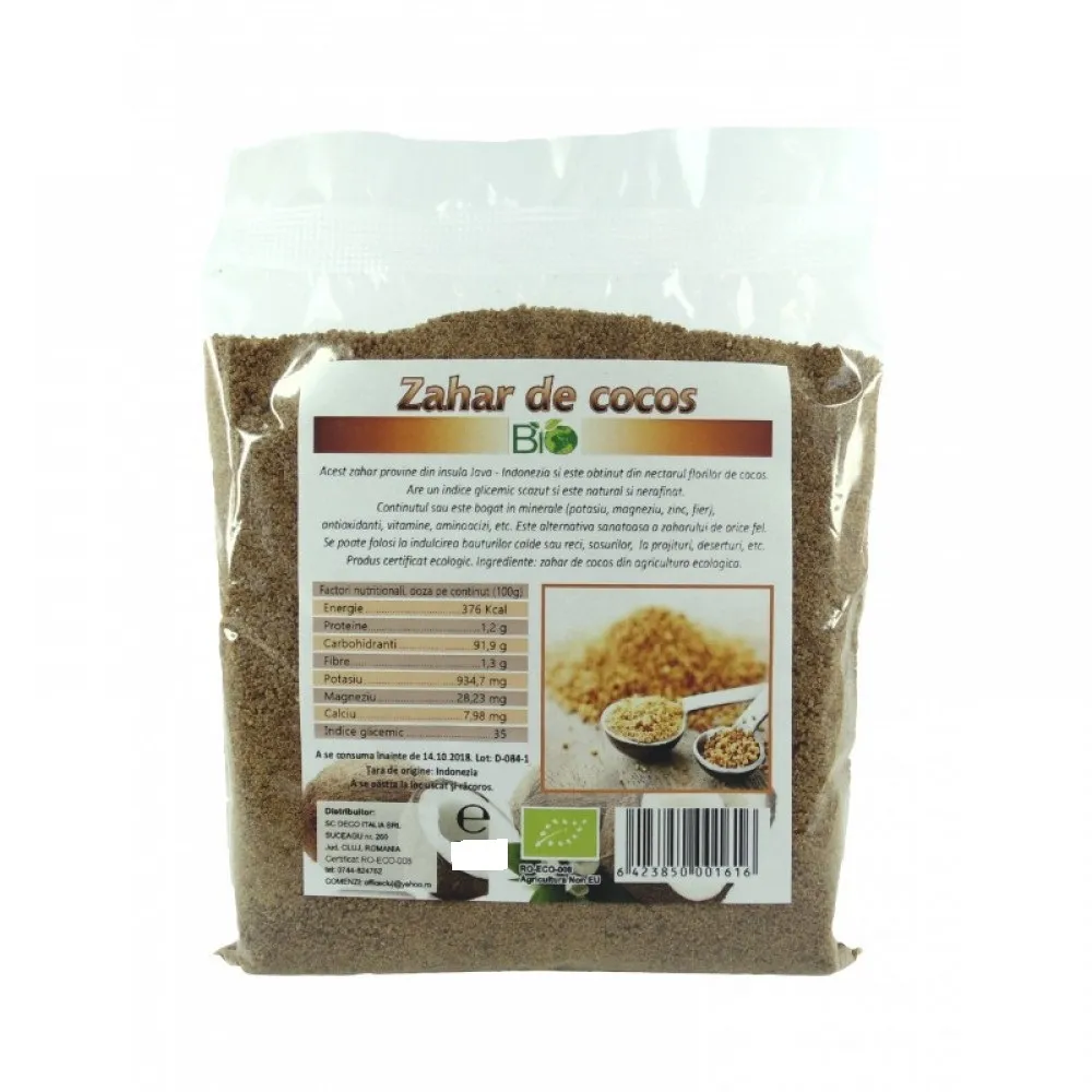 Zahar cocos Eco x 500g (Deco Italia)